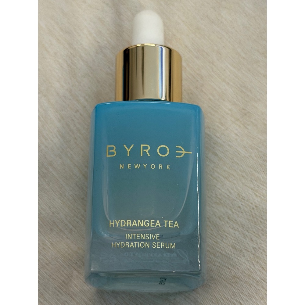 BYROE Hydrangea Tea Intensive Hydration Serum Unisex 1.01oz Blue Like New Vegan